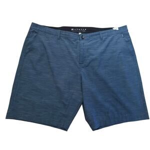 Visive On Land or In Water Heathered Blue Athletic Mens Shorts 44